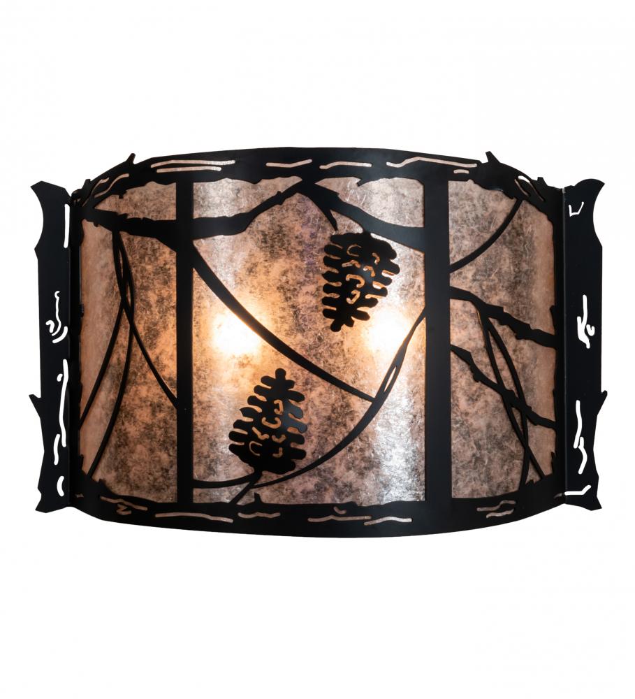 20" Wide Whispering Pines Wall Sconce