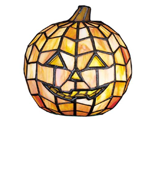 7"H Jack O'Lantern Accent Lamp