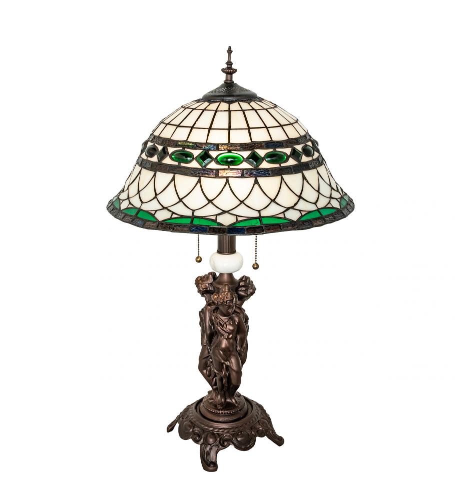 28" High Tiffany Roman Table Lamp