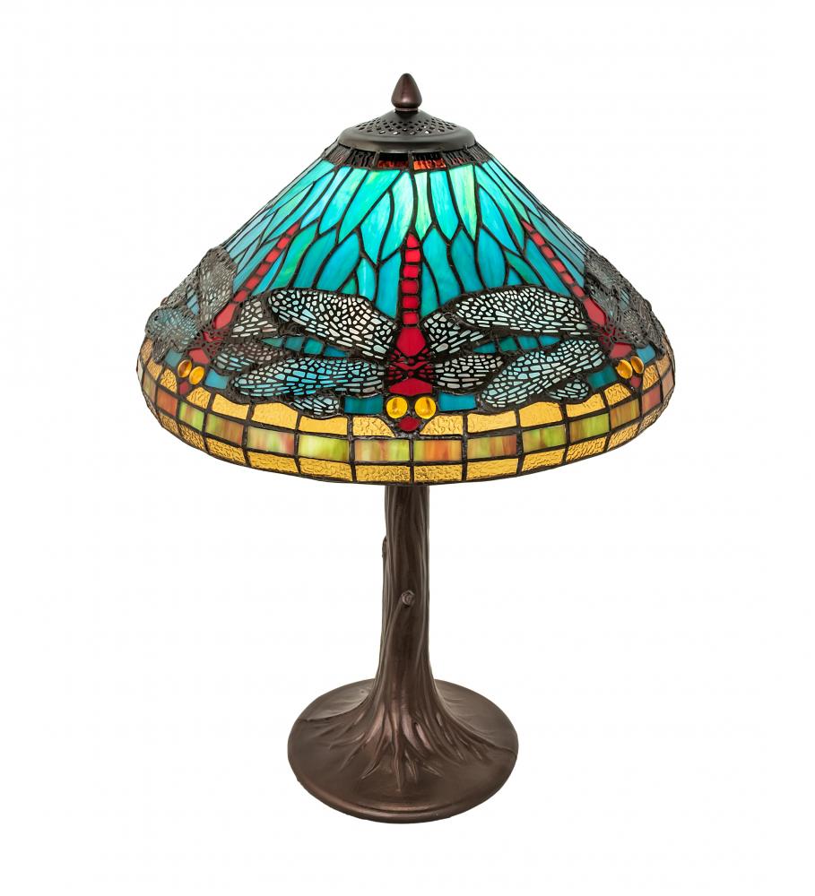 23" High Tiffany Dragonfly Table Lamp