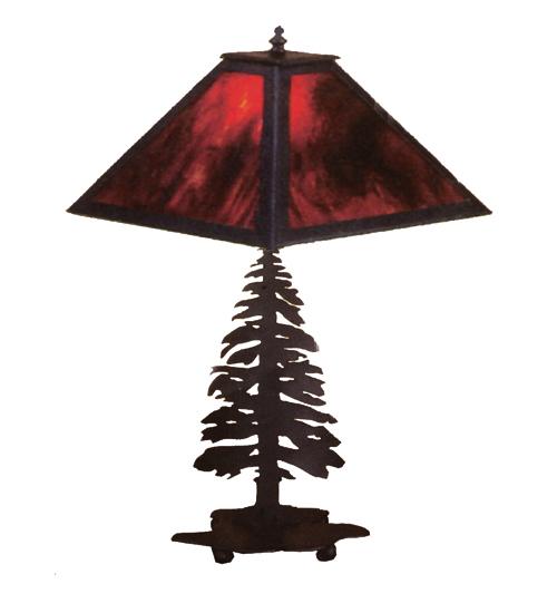21"H Tall Pines Table Lamp