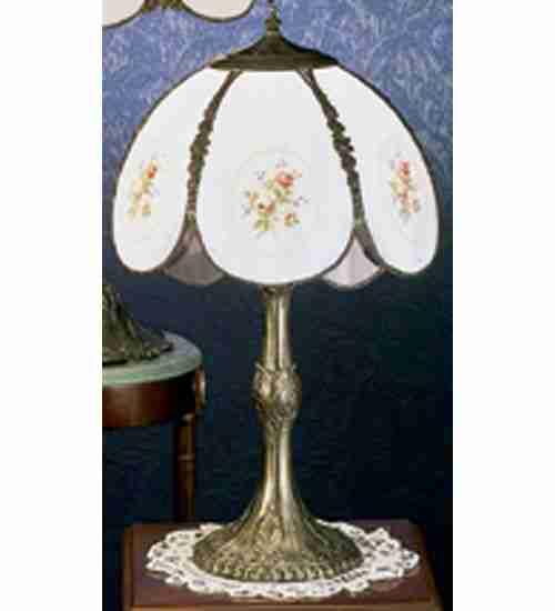 22"H Rose Bouquet Table Lamp