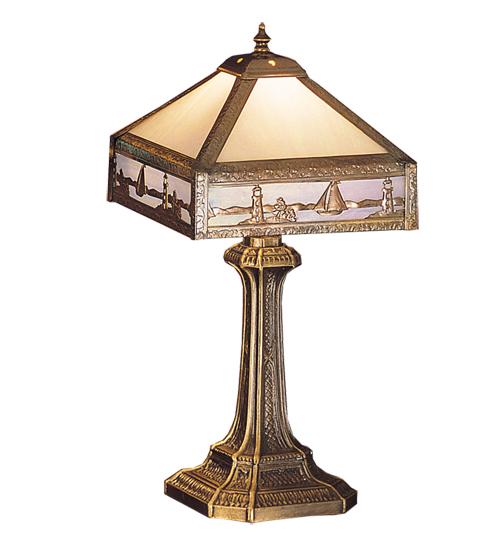 19" High Sailboat Mission Accent Lamp