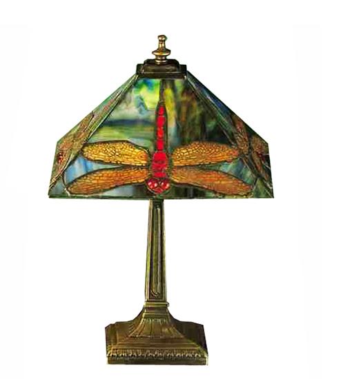 15.5"High Prairie Dragonfly Accent Lamp
