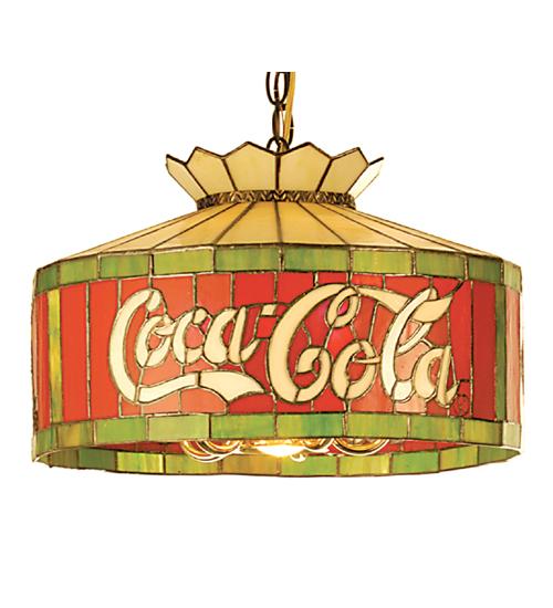 16"W Coca-Cola Pendant