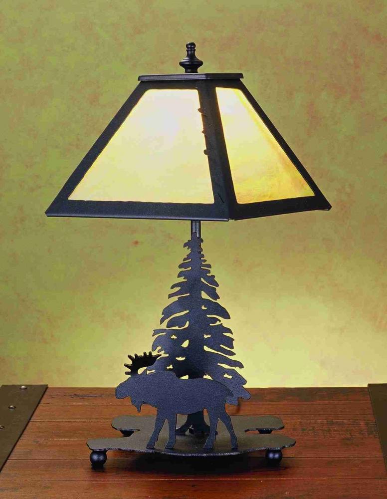 15.5"H Lone Moose Accent Lamp