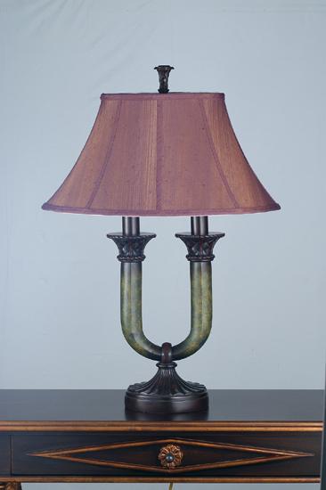 29" High Cypress Fabric Table Lamp