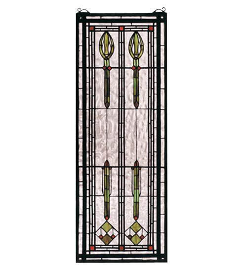 11"W X 30"H Spear of Hastings Stained Glass Window