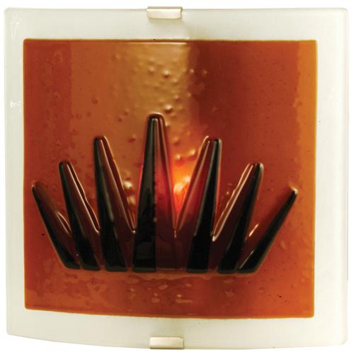 10"W Liberty Fused Glass Wall Sconce