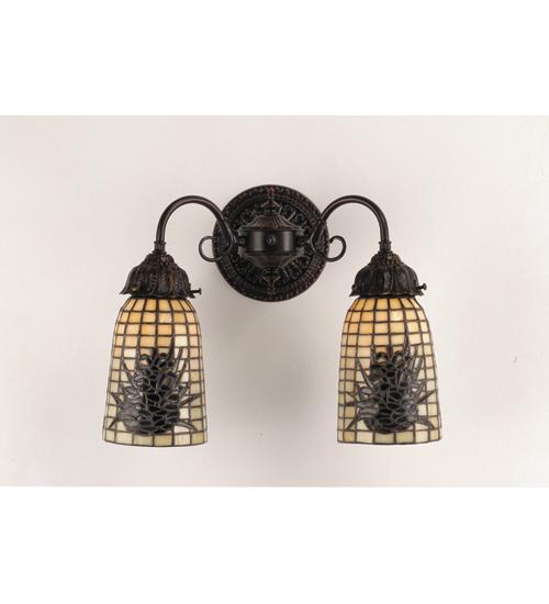 14.5" Wide Pine Barons 2 LT Wall Sconce