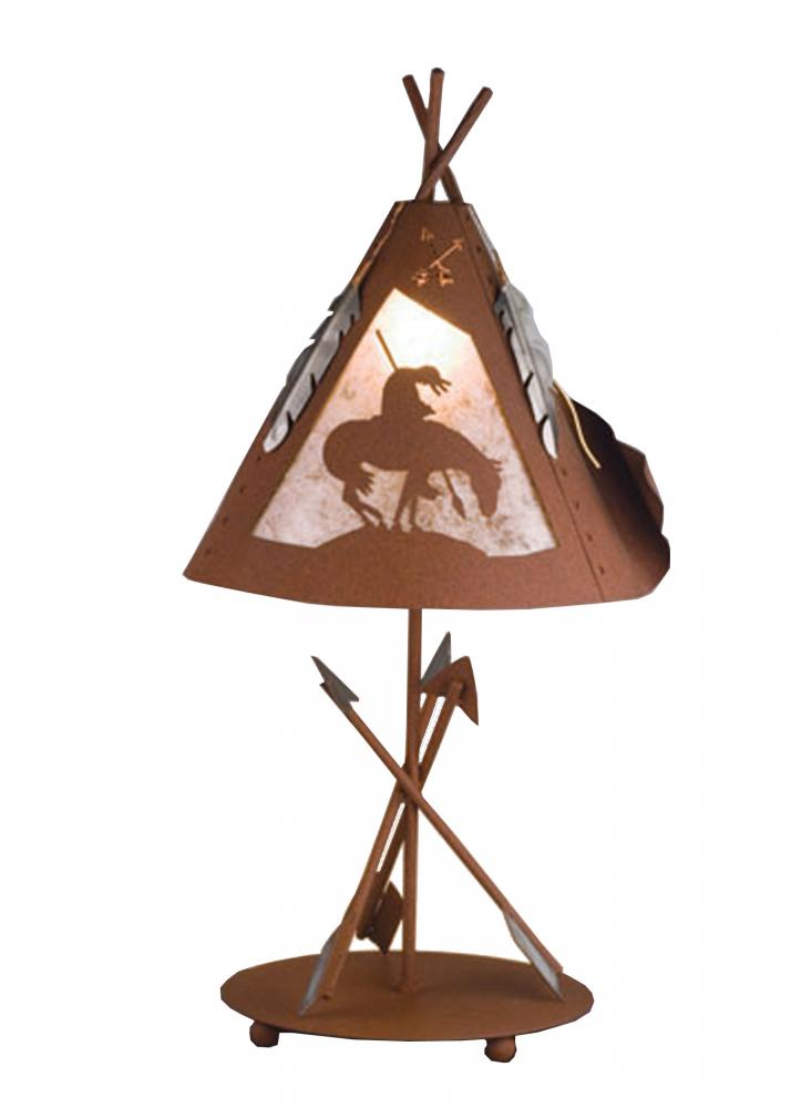 27" High Trails End Table Lamp