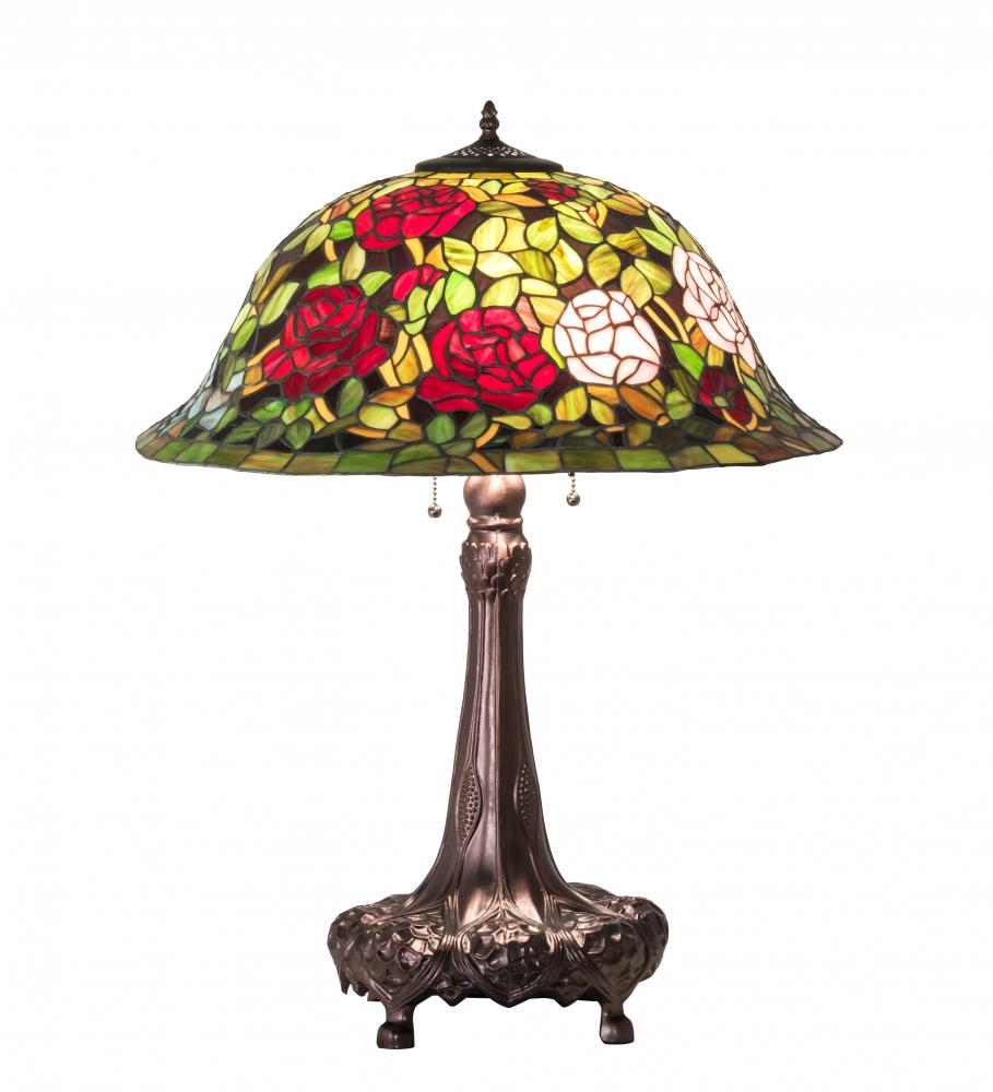31" High Tiffany Rosebush Table Lamp