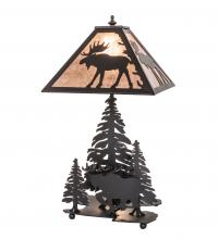 Meyda White 102984 - 21" High Moose on the Loose Table Lamp