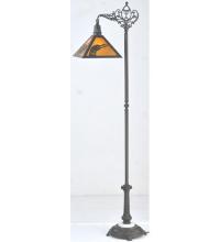 Meyda Tiffany 107463 - 68" High Loon Pine Needle Bridge Arm Floor Lamp