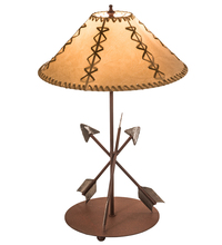 Meyda White 109374 - 23" High Arrowhead Table Lamp