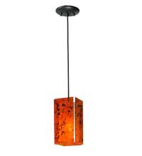 Meyda White 111290 - 5"Sq Metro Magma Quadrato Mini Pendant