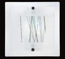Meyda White 111927 - 12"W Metro Fusion Twigs LED Glass Wall Sconce