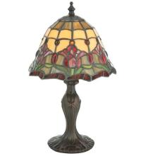 Meyda White 112093 - 13.5"H Colonial Tulip Accent Lamp