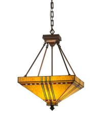 Meyda White 112757 - 17" Square Prairie Corn Inverted Pendant