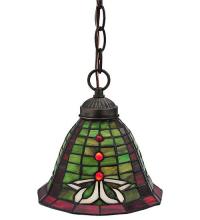 Meyda White 114281 - 8"W Dublin Mini Pendant