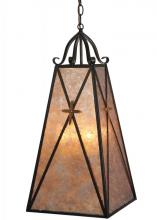 Meyda White 116137 - 12"Sq North Star Pendant