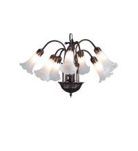 Meyda White 11621 - 20"W White Pond Lily 7 LT Chandelier