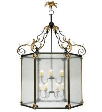 Meyda White 116362 - 60"W Ganser Lantern Pendant