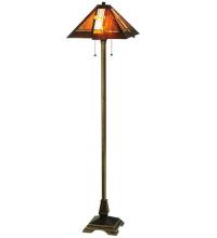 Meyda White 118710 - 61"H Montana Mission Floor Lamp