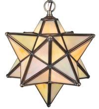 Meyda White 12123 - 9" Wide Moravian Star Mini Pendant