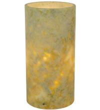 Meyda White 121712 - 4"W Cylindre Light Green Jadestone Shade
