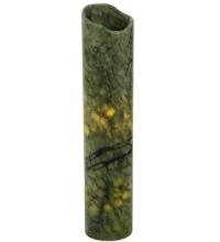 Meyda White 123467 - 3.4"W Cylindre Green Jadestone Shade