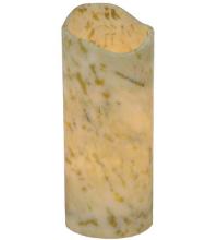 Meyda White 123472 - 4"W Cylindre Light Green Jadestone