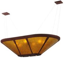 Meyda White 123602 - 50" Long Sutter Oblong Inverted Pendant