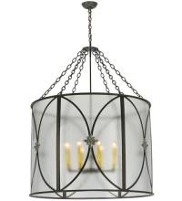 Meyda White 124405 - 36.5"W Penelope 8 LT Pendant