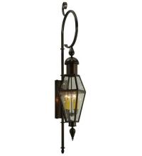 Meyda White 125505 - 12"W August Lantern Wall Sconce