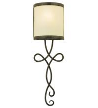 Meyda White 125774 - 9" Wide Volta Wall Sconce