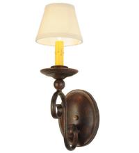 Meyda White 125829 - 5"W Wallis Wall Sconce