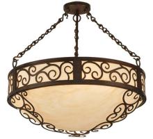 Meyda White 160803 - 24" Wide Lilliana Inverted Pendant