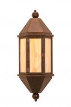 Meyda White 128018 - 10" Wide Plaza Lantern Wall Sconce