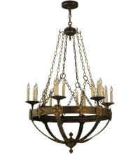 Meyda White 128478 - 32"W Neapolis 18 LT Chandelier