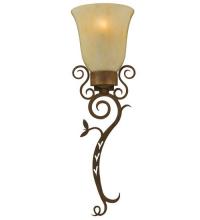 Meyda White 129314 - 9.5"W Zoey Wall Sconce