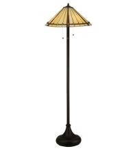 Meyda White 130742 - 61"H Belvidere Floor Lamp