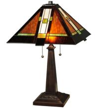 Meyda Tiffany 132673 - 24"H Montana Mission Table Lamp