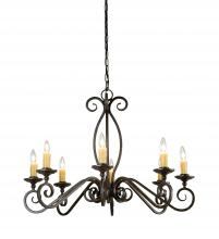 Meyda White 134392 - 36" Wide Wallis 8 Light Chandelier