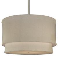 Meyda White 134583 - 72" Wide Cilindro Two Tier Pendant