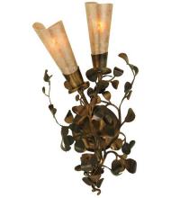 Meyda White 134696 - 10"W Vinca Vine 2 LT Wall Sconce