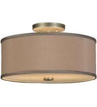 Meyda White 135047 - 14"W Cilindro Flushmount