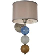 Meyda White 135049 - 10"W Charmz Wall Sconce