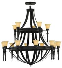 Meyda White 135086 - 60"W Pontoise 15 LT Chandelier