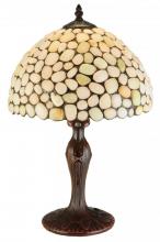 Meyda White 138124 - 19"H Agata Opal Table Lamp